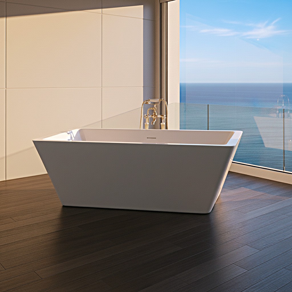 Modena Acrylic Freestanding Bathtub Made in Turkey